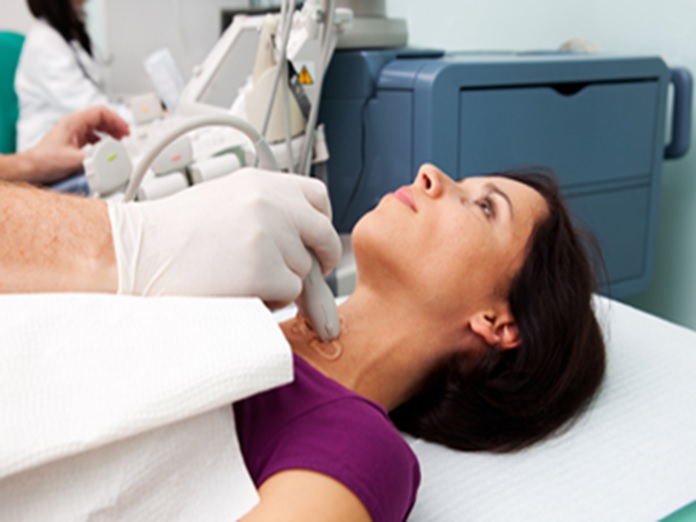 PROBE POSITIONING FOR THYROID ULTRASONOGRAPHY